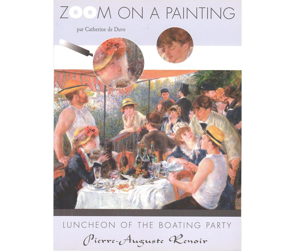 Zoom in Luncheon of the Boating Party (Renoir)